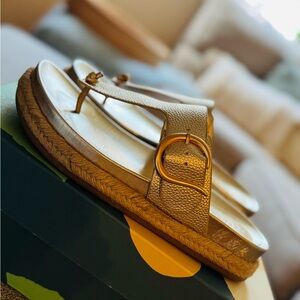 Women's Gold Sandals